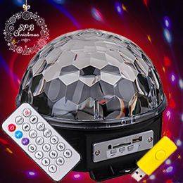 Цветомузыка Диско шар «Magic Ball Light» (подарок USB-флешка, пульт ДУ)