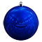 Елочные шары набор (2шт, d12см, глянцевые) синий
